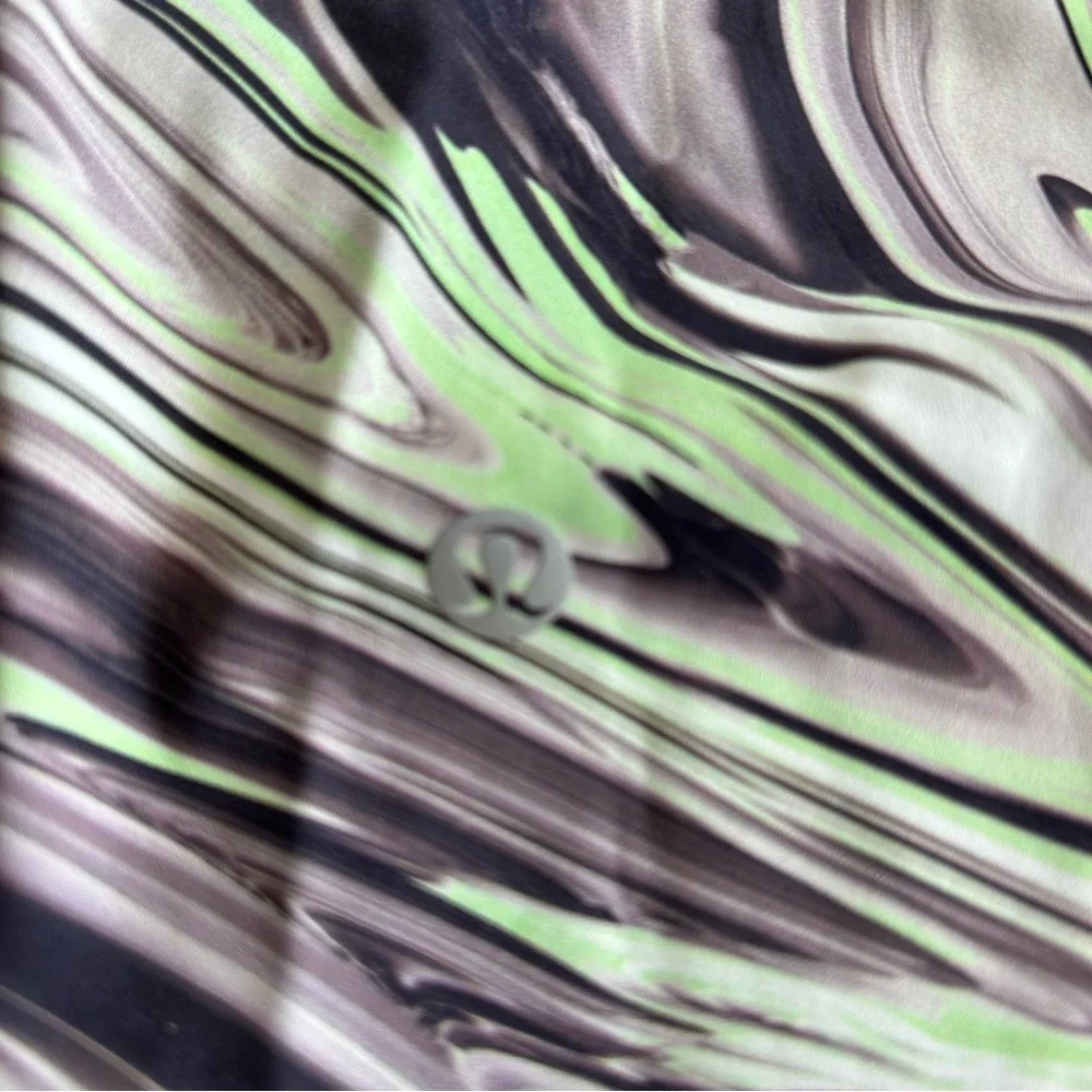 Lululemon Base Pace High-Rise Short 8" Paint Glide Warp Multi - Picture 10 of 13